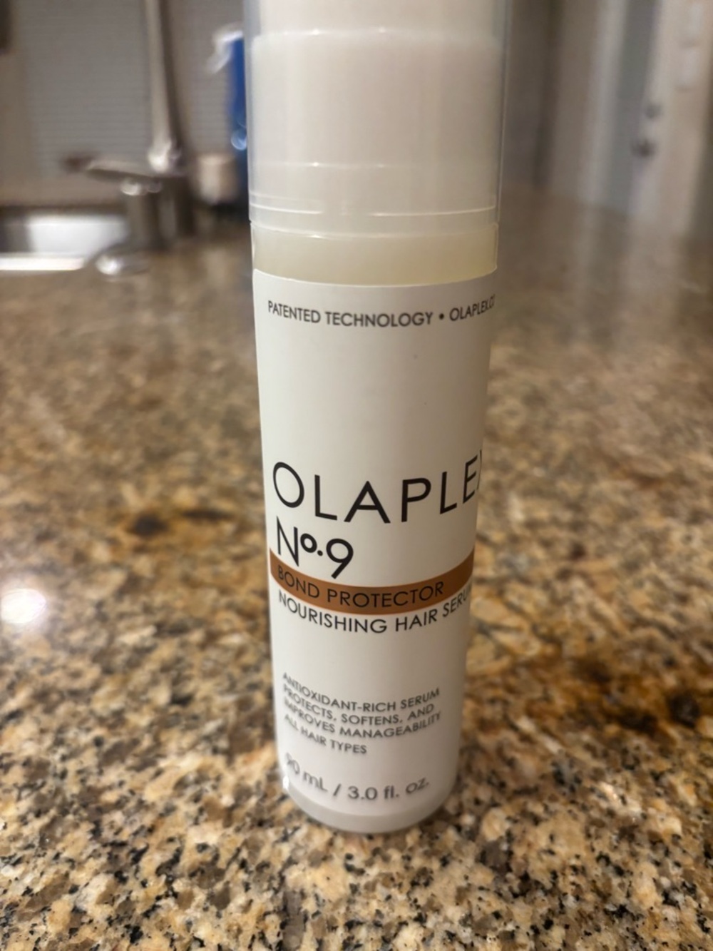 OLAPLEX No.9 Bond Protector Nourishing Hair Serum - White/Cream/Gold Accent